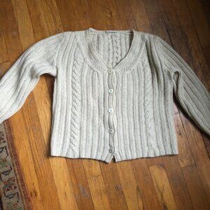 Nygardsanna Cream Cardigan Sweater